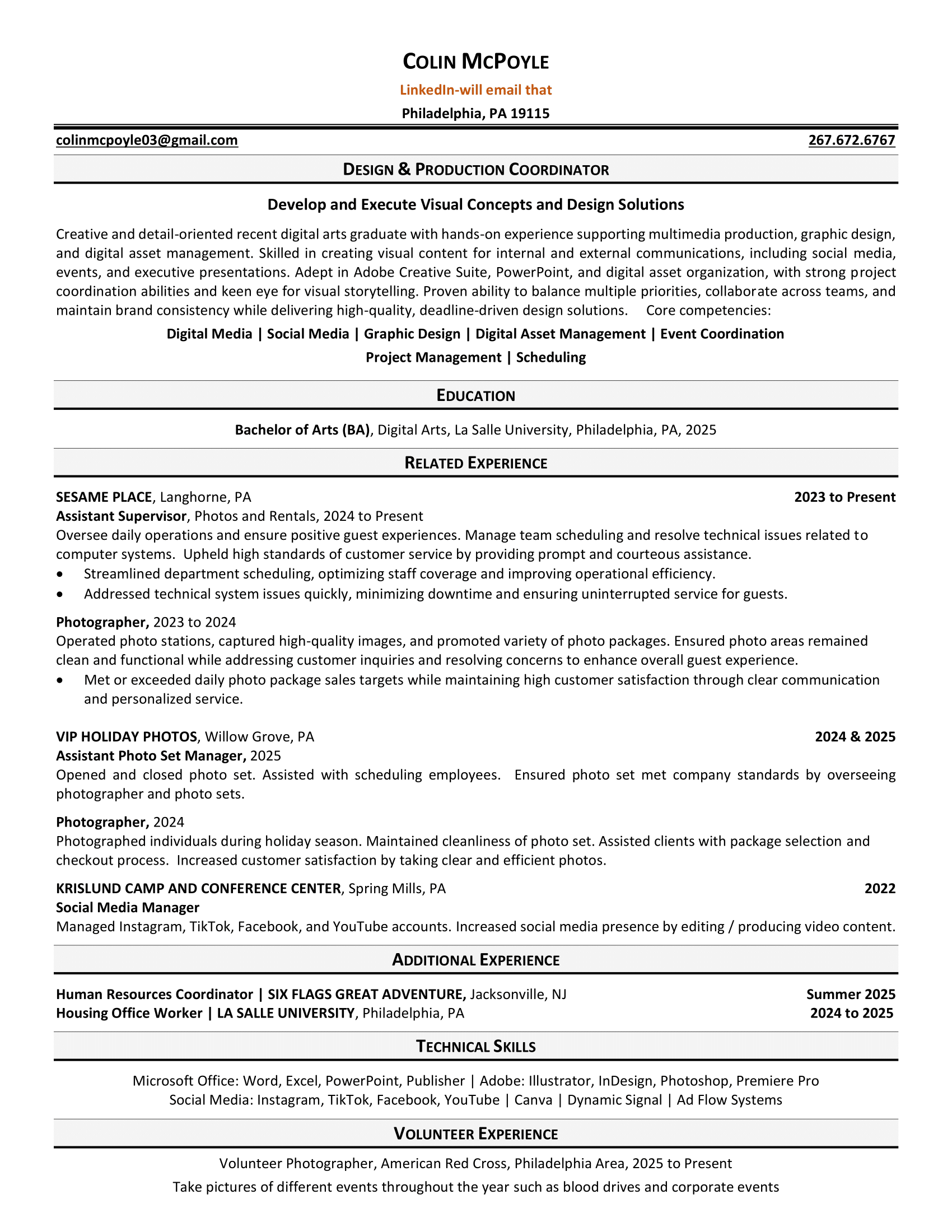 Click to view resume
